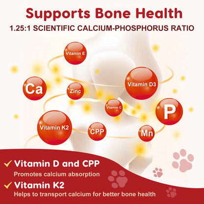 ZEBORA Dog Glucosamine with Chondroitin, MSM, Omega-3, Turmeric, Vitamins, Calcium & Phosphorus for Joint Pain Relief & Bone Health - 120 Soft Chews