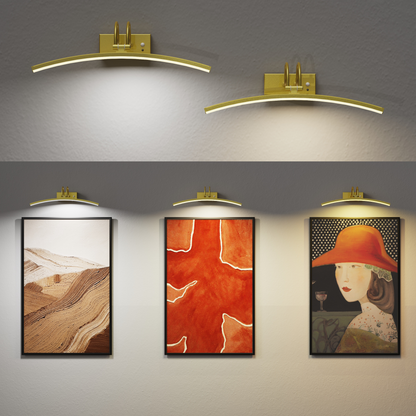 PAIHOME Arched Wall Sconce, Modern Lighting Fixture with Minimalist Design, Stylish Energy-Efficient Wall Sconce with Dimmable Glow for Hallway