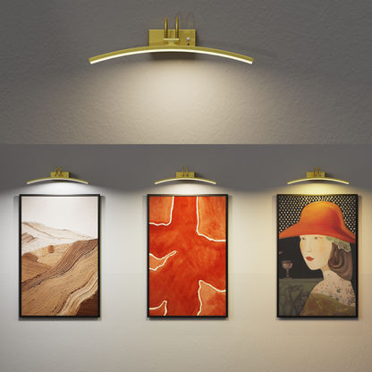 PAIHOME Arched Wall Sconce, Modern Lighting Fixture with Minimalist Design, Stylish Energy-Efficient Wall Sconce with Dimmable Glow for Hallway