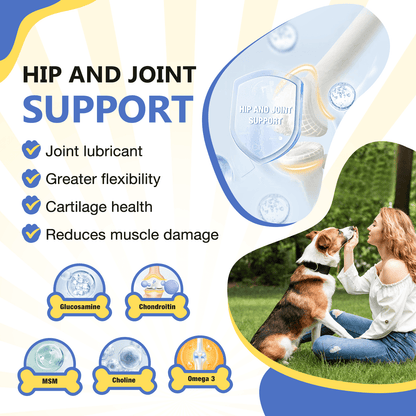 NATURE TARGET Dog Multivitamins with Minerals, Probiotics, Glucosamine, Enzymes for Immune, Digestive, Joint, Hip, Skin & Coat Health - 120 Chews