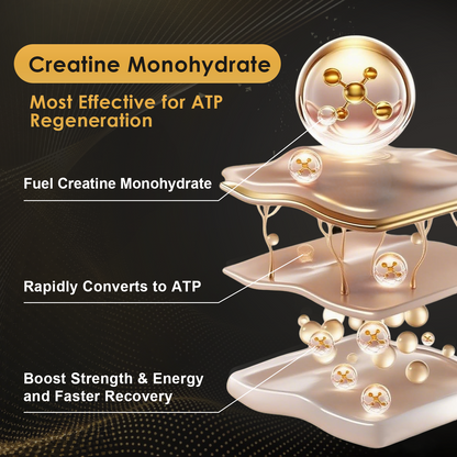 NATURE TARGET Micronized Creatine Monohydrate - 75 srv. For men & women. Boosts performance, strength, muscle growth, workout recovery. Pure, fast-dissolve