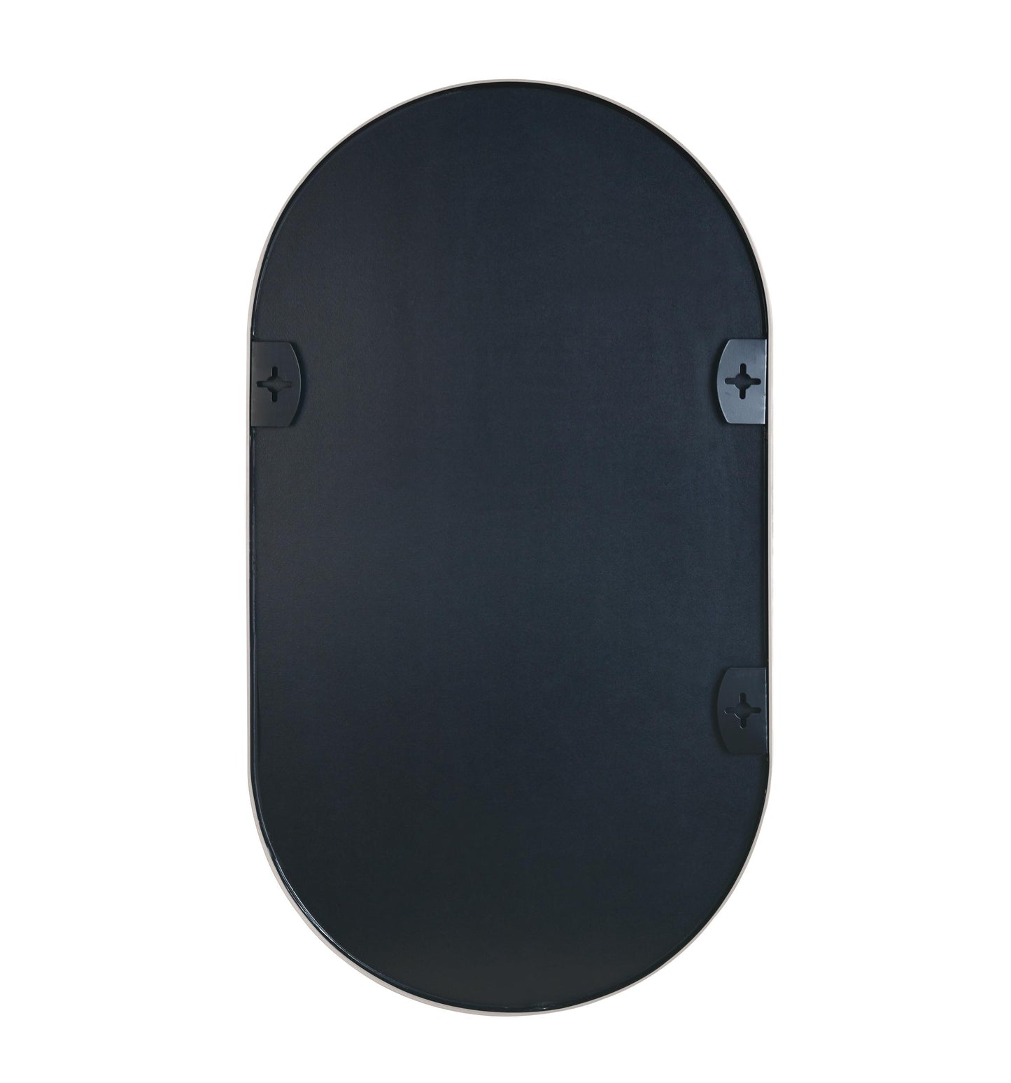 20" × 28" Arched Sleek Bathroom Mirror, Modern Capsule-Shaped Wall Mirror -PAIHOME