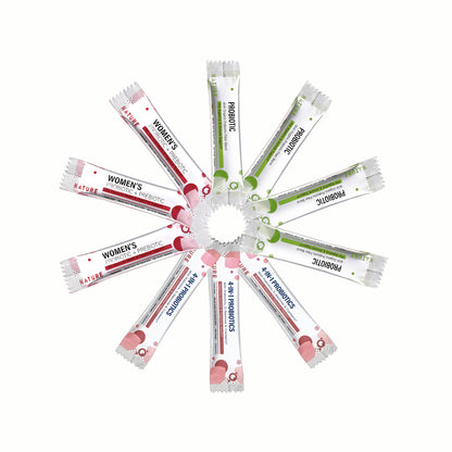 NATURE TARGET Probiotics 10-Pack Mix/3‑Box Set: Women/Men/Kids 60B CFU 13 Strains + Women’s 100B CFU 45-Day with D‑Mannose & Cranberry + Women’s Weight/Loss/Immune/Digestive Support; Prebiotics+Probiotics, Shelf Stable, Non‑GMO, Gluten‑Free