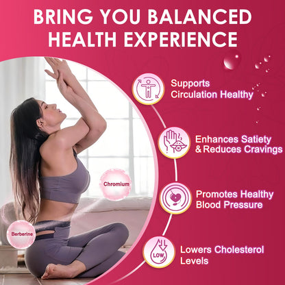 NATURE TARGET Berberine HCl 1200mg: + Ceylon Cinnamon, Chromium – Supports Immune, GI & Digest Hlth, Non-GMO – 120 Caps