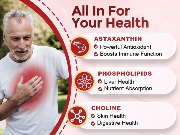 NATURE TARGET Krill Oil 2000 mg with Omega-3 EPA & DHA with Astaxanthin Supplement, Choline - 120 Softgels (60 Servings)