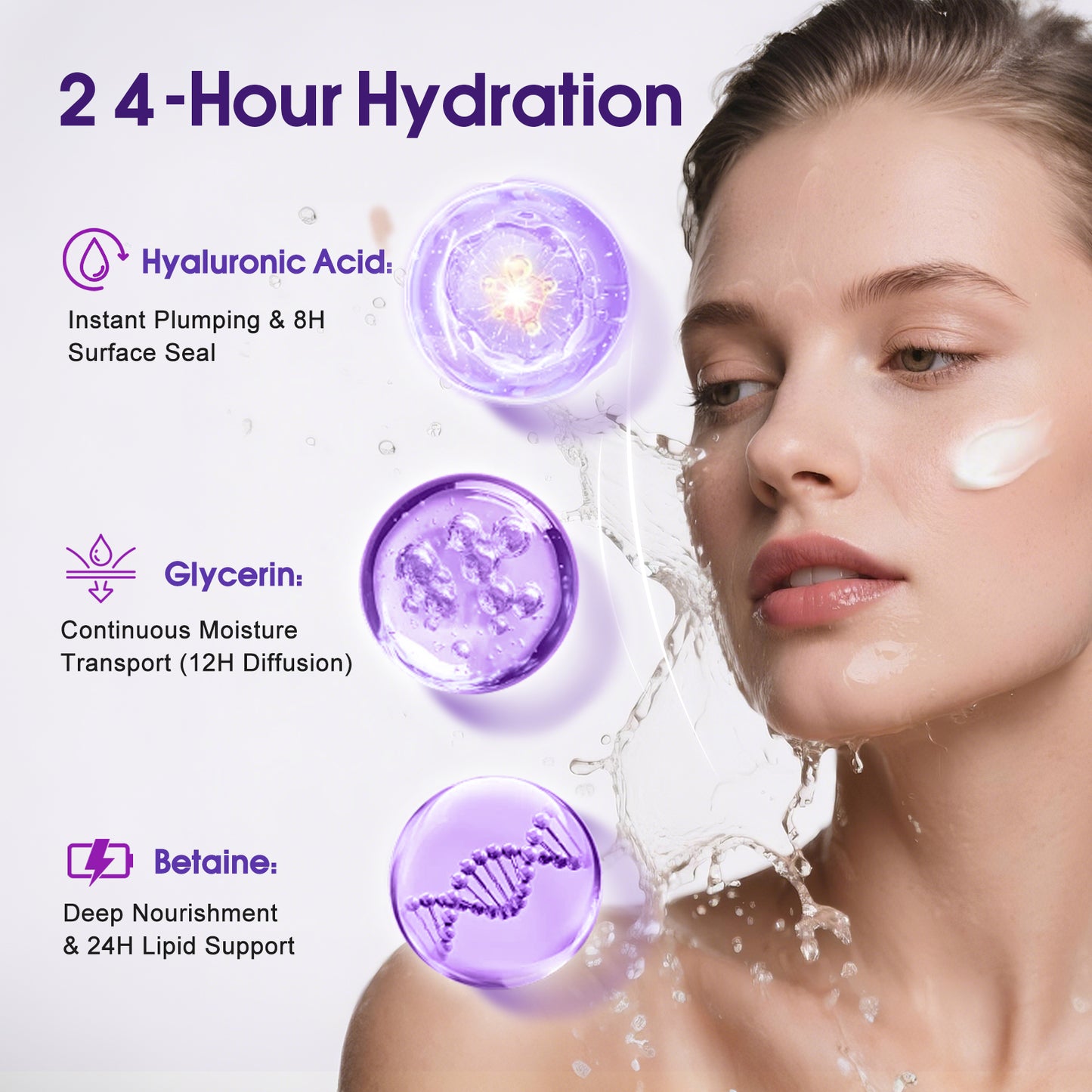 Beliface Face Moisturizer: Anti-Aging Wrinkle Repair, Night Hydration for All Skin—Retinol, Peptides, Hyaluronic Acid, Niacinamide, Ceramides—1.7oz