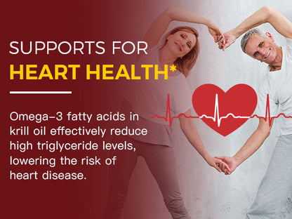 NATURE TARGET Krill Oil 2000 mg with Omega-3 EPA & DHA with Astaxanthin Supplement, Choline - 120 Softgels (60 Servings)