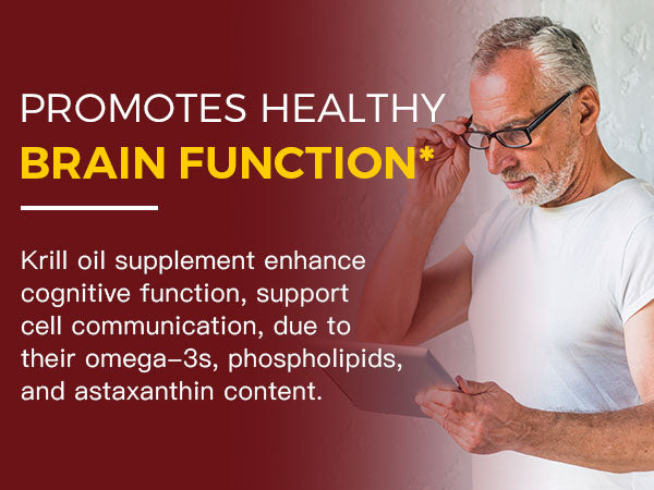 NATURE TARGET Krill Oil 2000 mg with Omega-3 EPA & DHA with Astaxanthin Supplement, Choline - 120 Softgels (60 Servings)