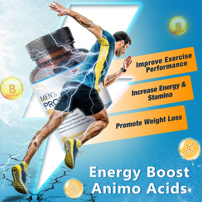 NATURE TARGET Men Probiotics 100Billion CFU with Enzymes PrebioticsSaw Palmetto and Cranberry -90 Veggie Capsules