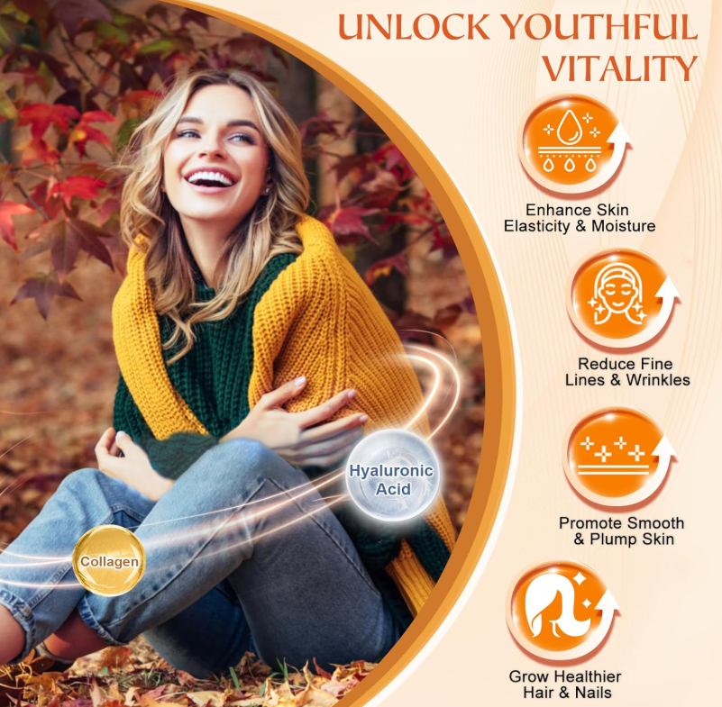 Multi-Collagen-Peptides-Powder for Joint Support, Hydrolyzed Collagen for Women Men with MSM + GC, Type I II III V X Collagen for Skin Hair & Nail, Non-GMO - 35 Servings