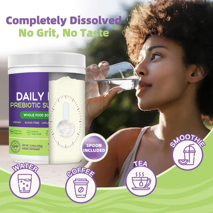 NATURE TARGET Daily Fiber Supplement: Soluble Prebiotic Fiber, Whole Food, GF/SF Free, Keto – Supports Gut/Digestive Health, Regularity – 70 Servings