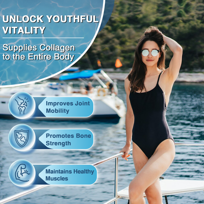 ZEBORA Marine Collagen: Wild Fish Collagen (I,III)+Keratin+MV+HA+Niacin+VC+Bio+18A – Anti-Aging,Skin/Hair/Nails/Jt/Bone/Imm/Energy – 35 Servings