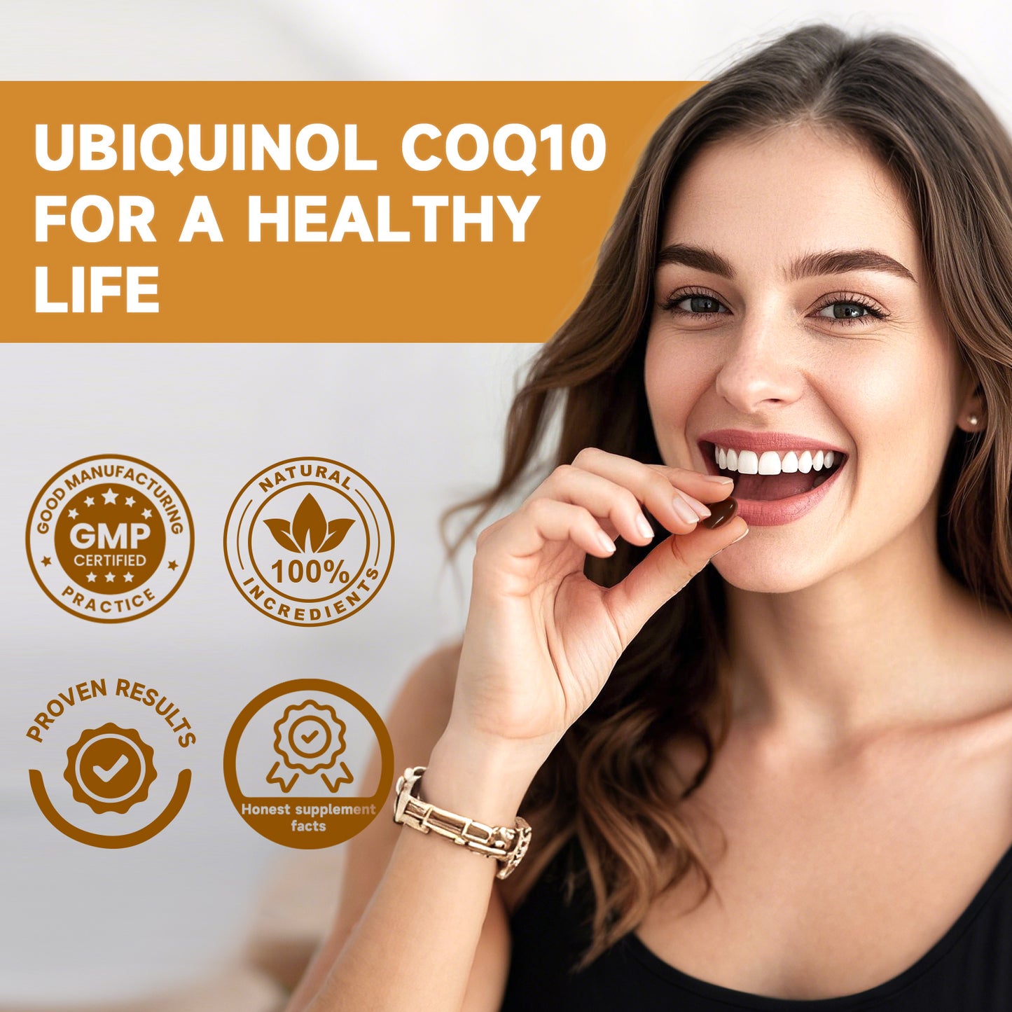 CoQ10 Ubiquinol 400mg, High Absorption Coenzyme Q10 120 Count