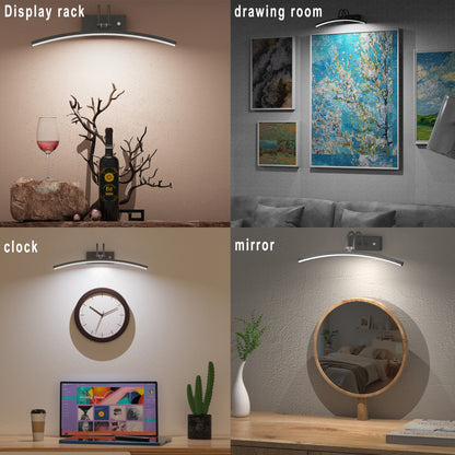 PAIHOME Arched Wall Sconce, Modern Lighting Fixture with Minimalist Design, Stylish Energy-Efficient Wall Sconce with Dimmable Glow for Hallway