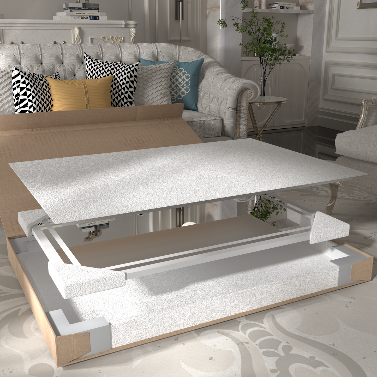 PAIHOME Backlit Bathroom Mirror with Anti-Fog - Dimmable Wall-Mounted Vanity Mirror with 3 Color Temperatures and Memory Function