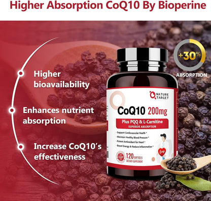Nature Target CoQ10-200mg-Softgels