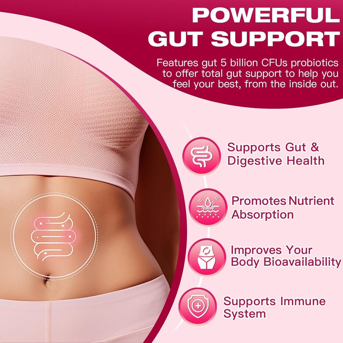 Multi Collagen Peptides Powder with Probiotics - Type I II III V X - Hydrolyzed Collagen Peptides with Multivitamins, Hyaluronic Acid & Biotin - Support Skin Hair Nail Joints & Gut, 35 Servings