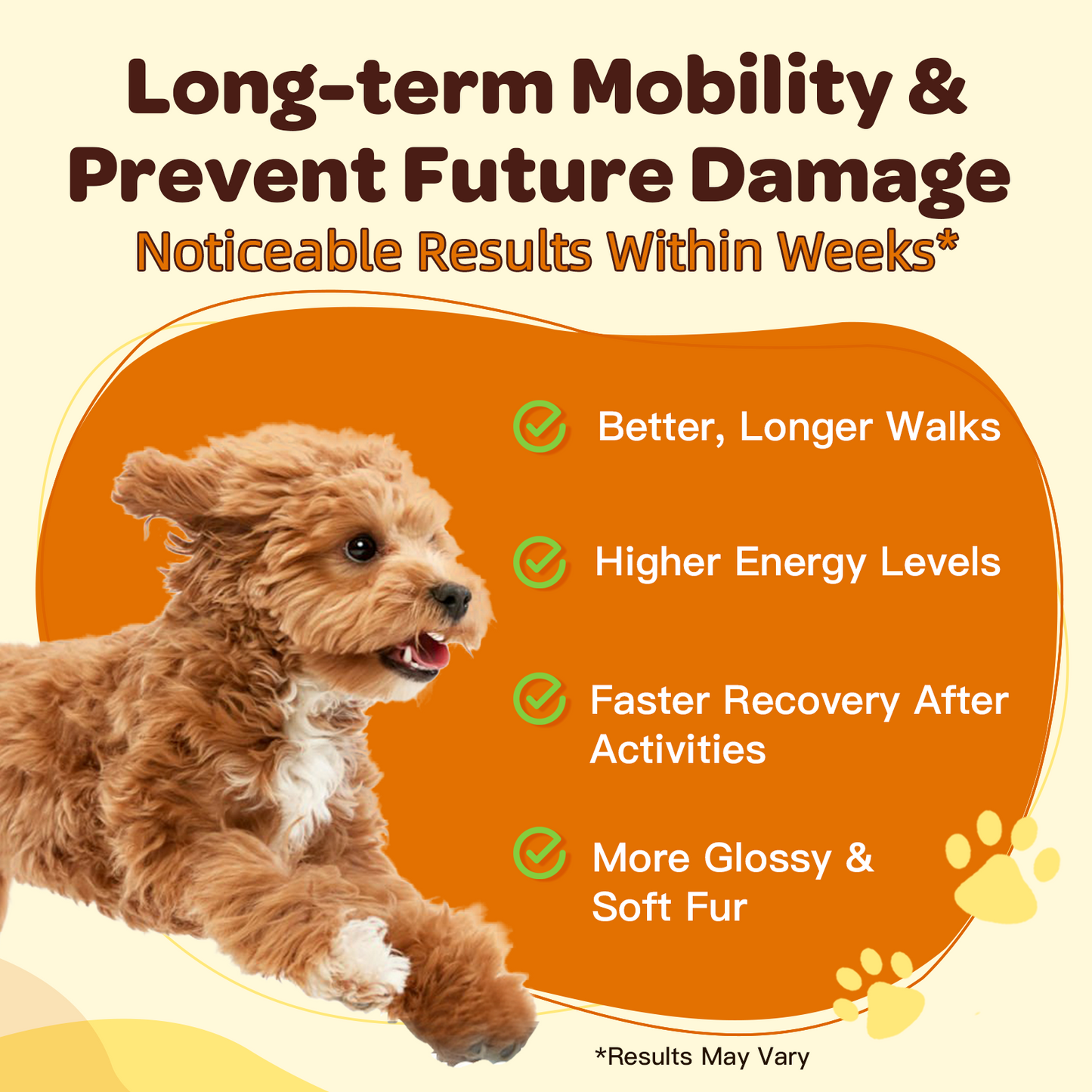 NATURE TARGET Glucosamine for Dogs, Chondroitin, MSM, Turmeric, Omega 3, Support Hip & Joint Mobility - Dog Joint Pain Relief - 9.52Oz