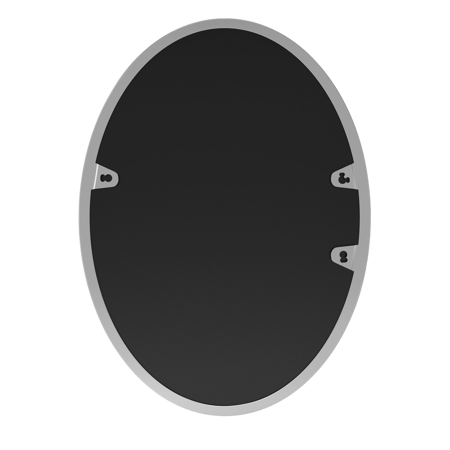 Oval Bathroom Mirror, Silver Vanity Mirror Wall Mounted - PAIHOME
