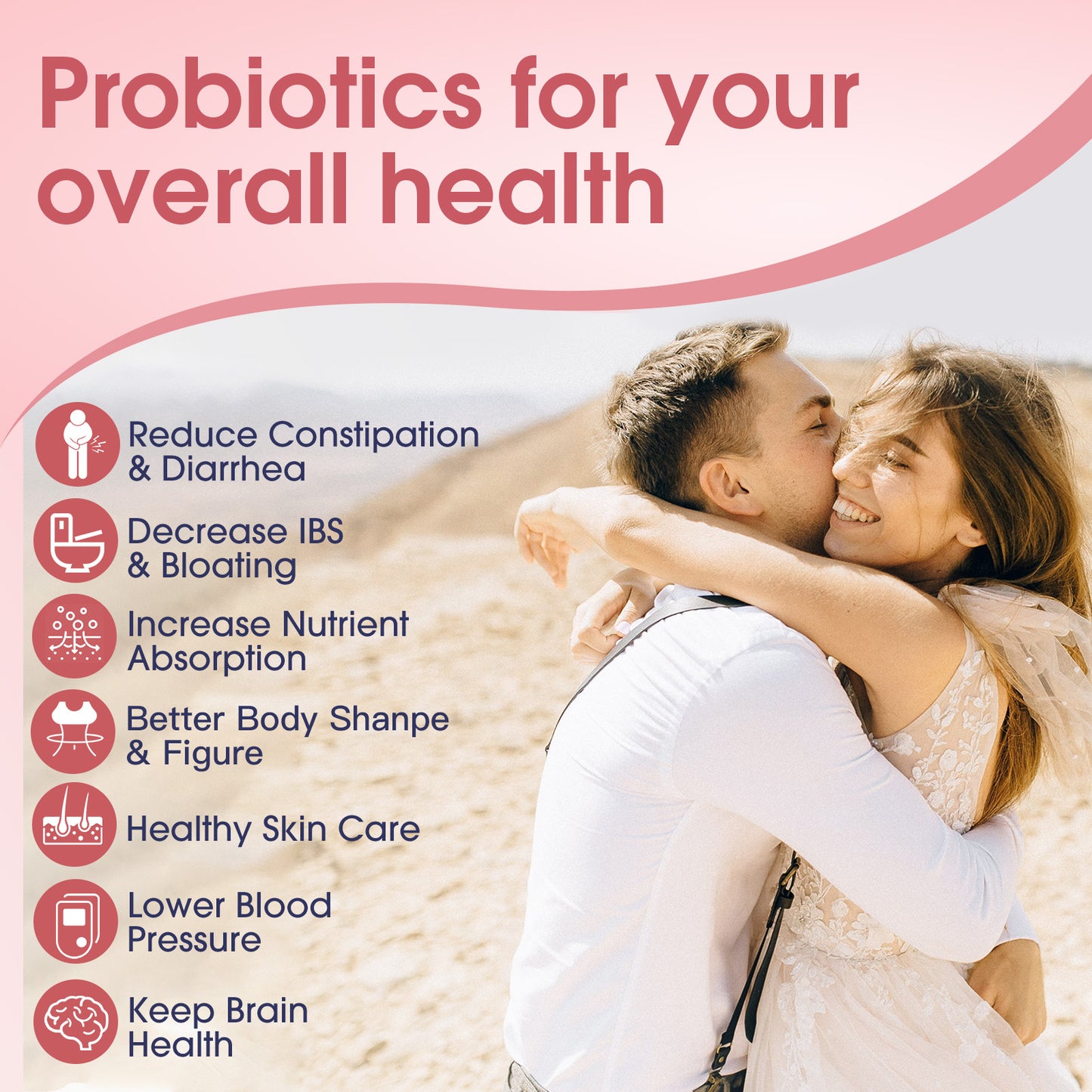 NATURE TARGET Women 4 in 1 Probiotics 100Billion CFU with D-Mannose and Cranberry -45packets