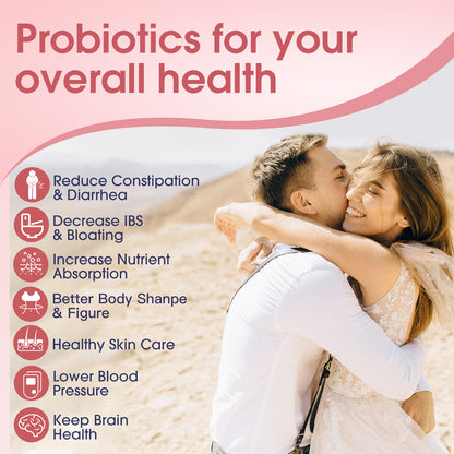 NATURE TARGET Women 4 in 1 Probiotics 100Billion CFU with D-Mannose and Cranberry -45packets