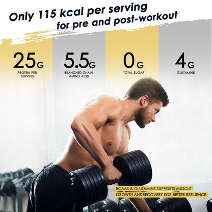 NATURE TARGET Isolate Whey Protein Powder Vanilla: 25g Protein,Low Carb,Sugar-Free,Gluten-Free,5.5g BCAAs,Fiber+Minerals—Lean Muscle,Recovery—1.1 lb